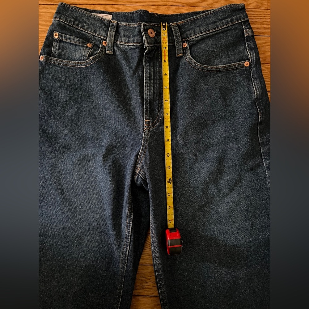 Gap Dark Wash Wide Leg Jeans Size 8P - Picture 7 of 8